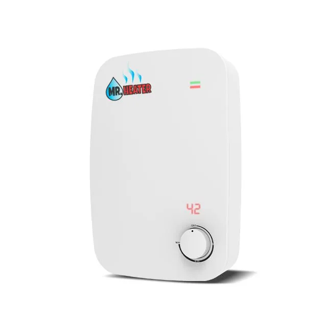 Calentador de agua eléctrico MR HEATER MRJ-A12 con control de temperatura visible