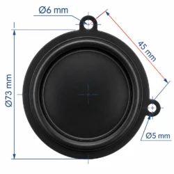 membrana de 73mm para calentador de agua a gas