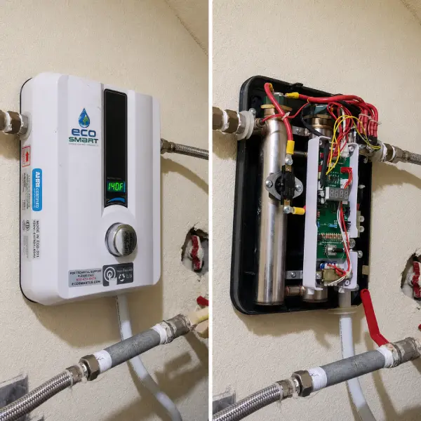 Servicio tecnico de reparacion de calentador de agua ecosmart en Costa Rica.
